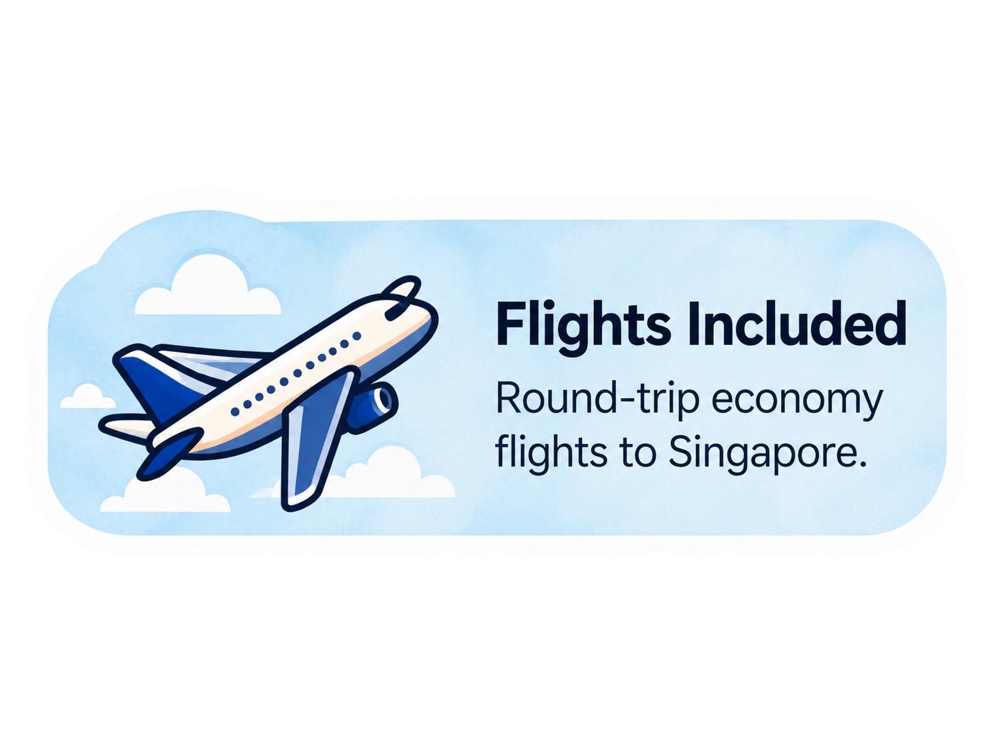 Flights included